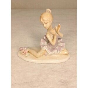 Vintage Porcelain Ballerina Figurine 5” #2 (The Aspen Gallery Collection)
